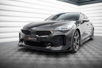 KIA Stinger GT / GT-Line / Standard Mk1 Street Pro Frontsplitter / Frontläpp + Splitters Maxton Design